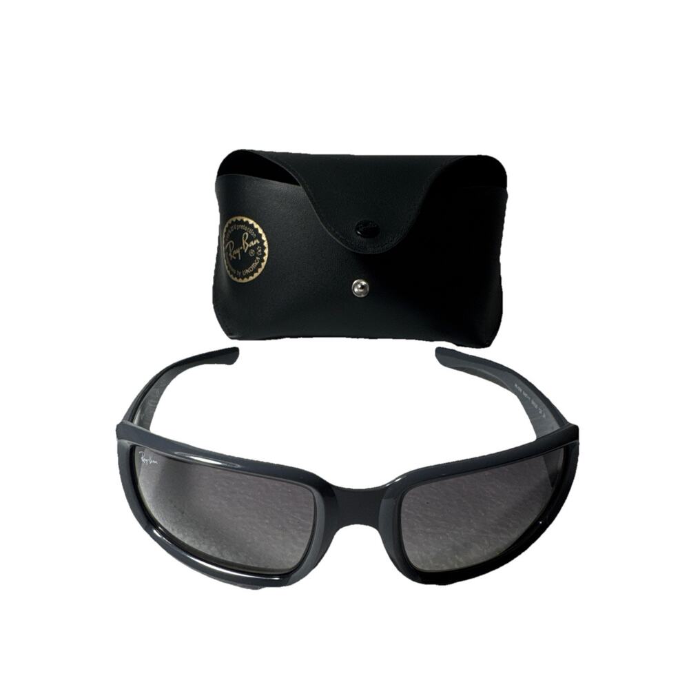 Ray Ban Frame Light Grey Gradient Lens Sunglass RB4338 6497
